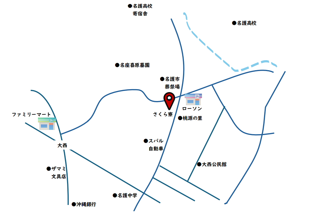 令和8年度_さくら寮募集_周辺地図