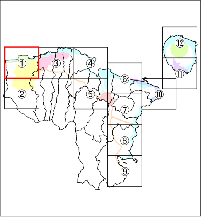 ・景観計画区域図（凡例図）